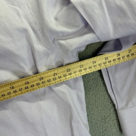Charles Tyrwhitt Shirt Mens Size 16.5 36 Purple Slim Fit Long Sleeve Button Up‎ - Picture 7 of 7